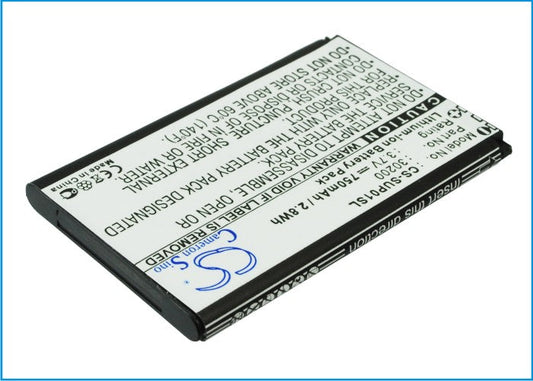 Replacement Battery for Callaway  uPro – GPS, Navigator – 750mAh / 3.7V