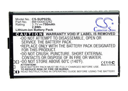 Replacement Battery for Callaway  31000-01 – GPS, Navigator – 750mAh / 3.7V