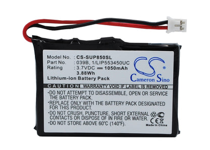 Replacement Battery for Microtracker  01-065-0624-0 – GPS, Navigator – 1050mAh / 3.7V