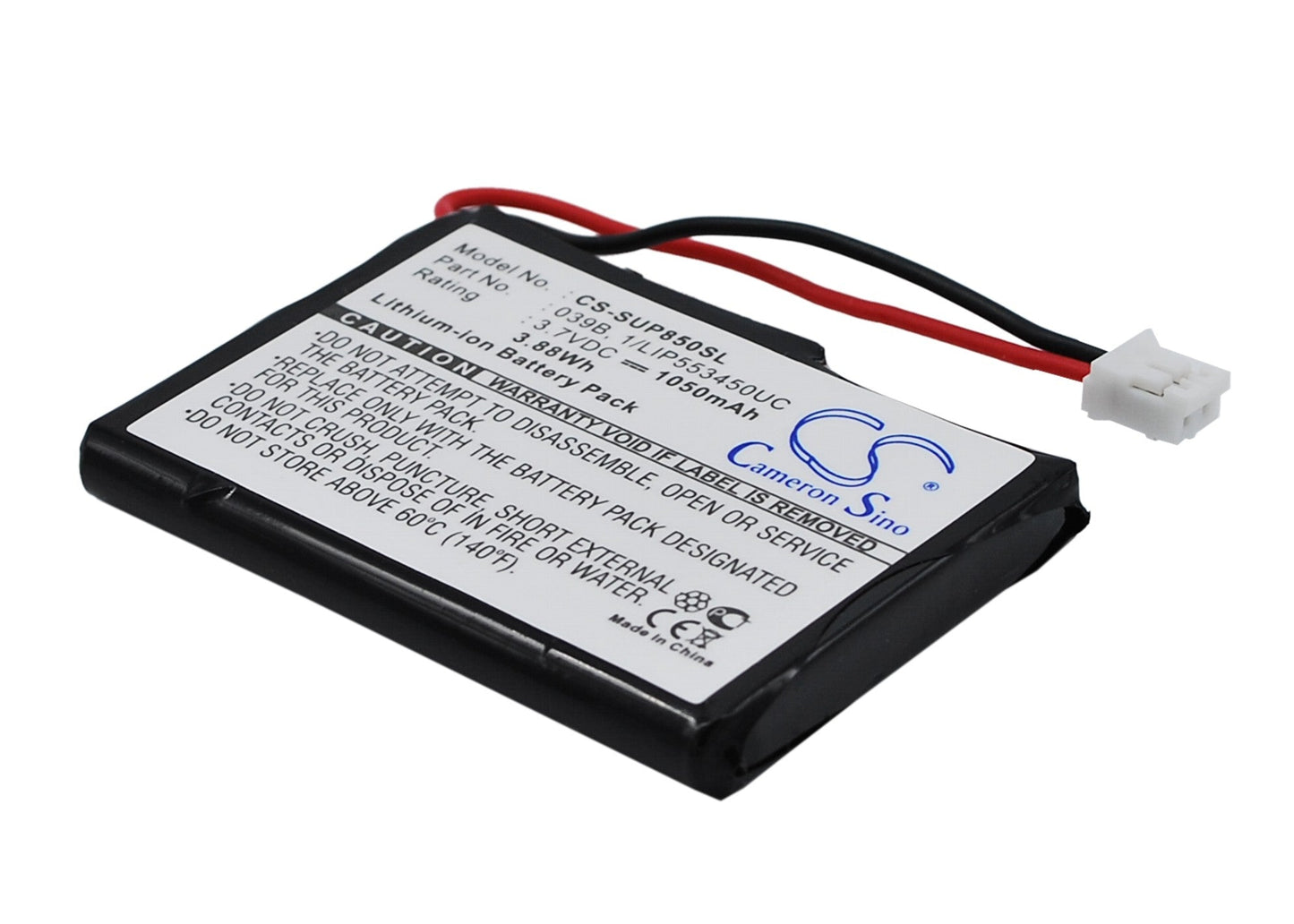 Replacement Battery for Sureshotgps  1110-1 – GPS, Navigator – 1050mAh / 3.7V