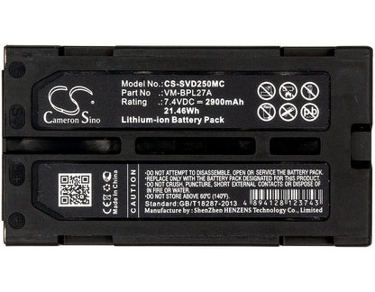 Replacement Battery for RCA  CC8251 – Camera – 2900mAh / 21.46Wh / 7.4V