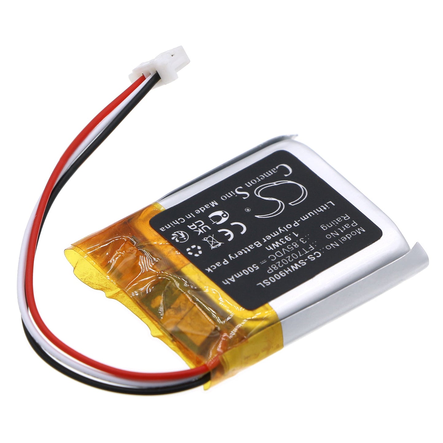 Replacement Battery for Sony  Inzone H9 – Wireless Headset – 500mAh / 1.93Wh / 3.85V