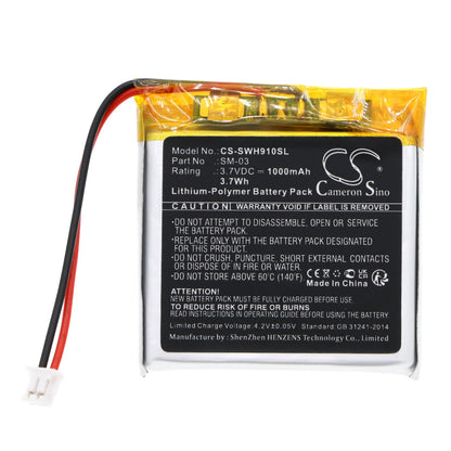 Replacement Battery for Sony   WH-H910N – Wireless Headset – 1000mAh / 3.7Wh / 3.7V