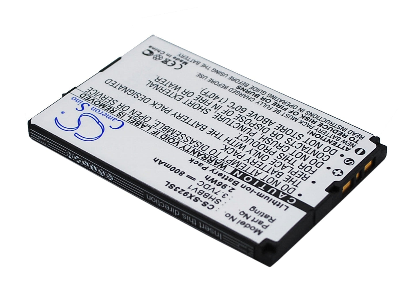 Replacement Battery for Sharp  9020C – Mobile, SmartPhone – 800mAh / 3.7V