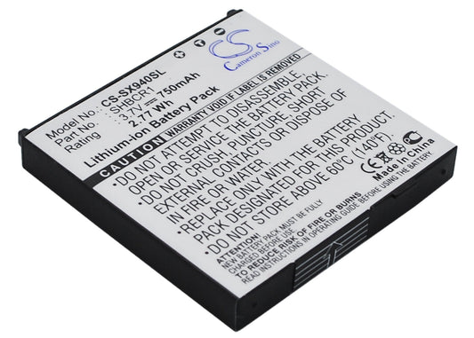 Replacement Battery for SoftBank  940SH – Mobile, SmartPhone – 750mAh / 3.7V