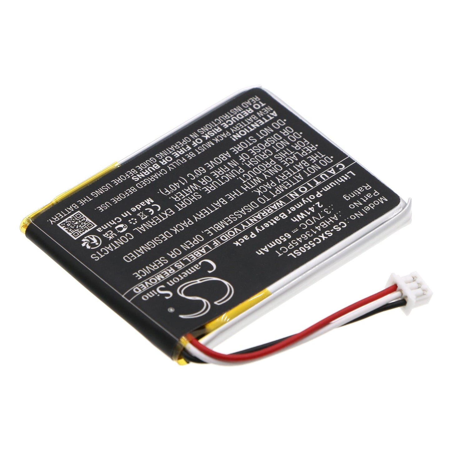 Replacement Battery for Sennheiser  EPOS ADAPT 660 – Wireless Headset – 650mAh / 2.41Wh / 3.7V