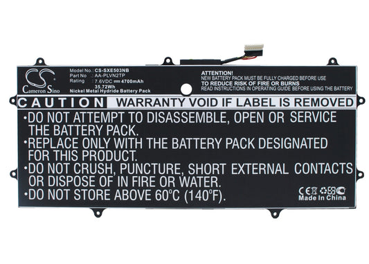 Replacement Battery for Samsung  Chromebook 2 13.3" – Notebook, Laptop – 4700mAh / 35.72Wh / 7.6V