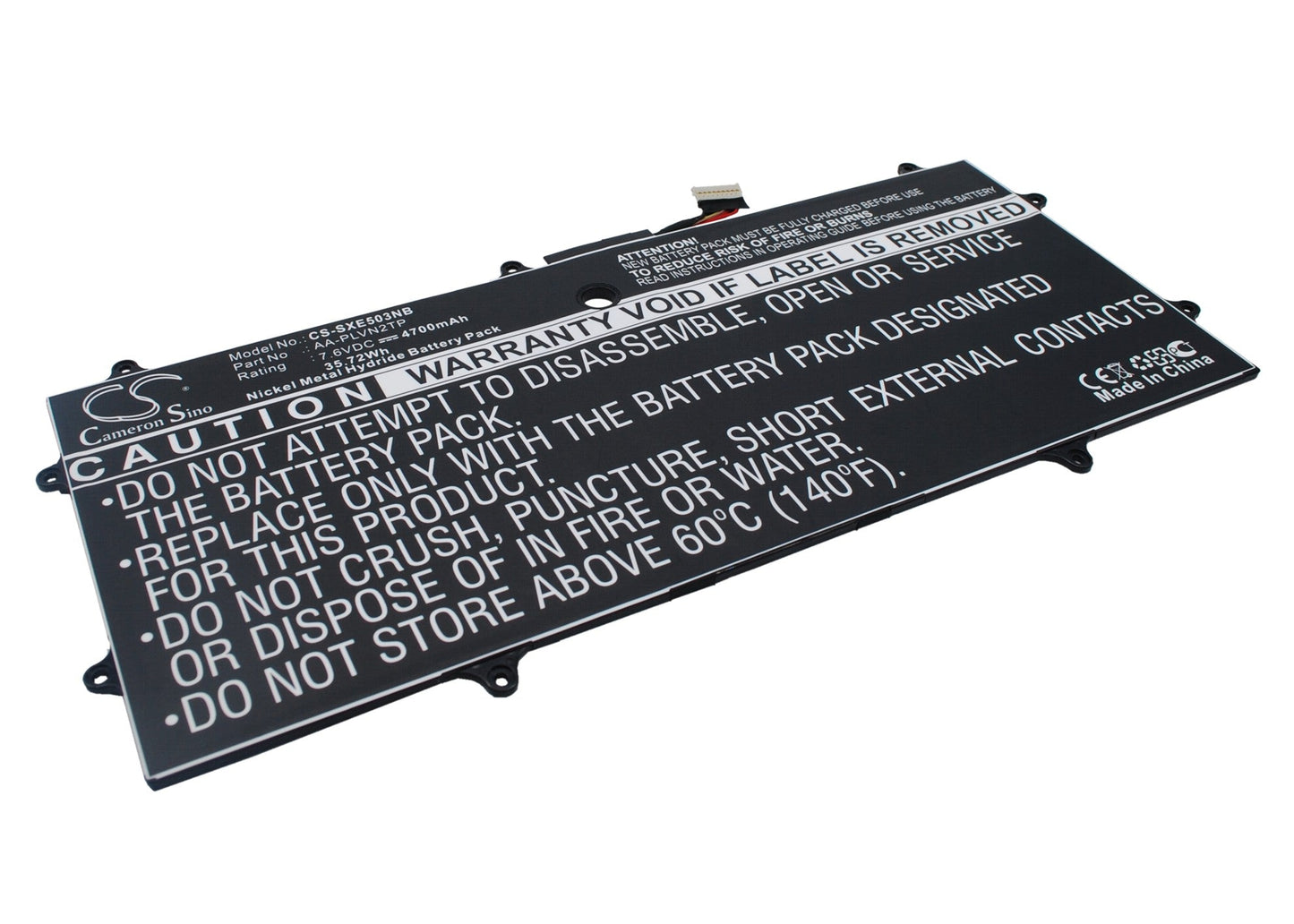 Replacement Battery for Samsung  Chromebook 2 13.3" – Notebook, Laptop – 4700mAh / 35.72Wh / 7.6V