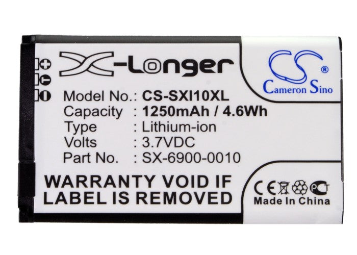 Replacement Battery for Sirius  SXi1 – DAB Digital – 1250mAh / 4.63Wh / 3.7V