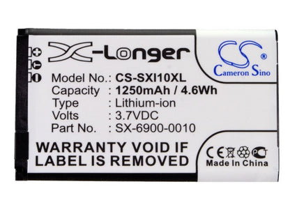 Replacement Battery for Sirius  SXi1 – DAB Digital – 1250mAh / 4.63Wh / 3.7V