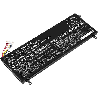 Replacement Battery for Gigabyte  P34G V1 – Notebook, Laptop – 4200mAh / 46.62Wh / 11.1V