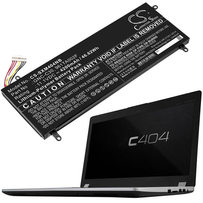 Replacement Battery for Schenker  XMG C404 – Notebook, Laptop – 4200mAh / 46.62Wh / 11.1V