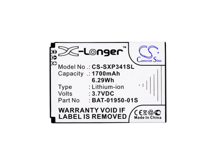 Replacement Battery for Sonim  XP 3410 – Mobile, SmartPhone – 1700mAh / 6.29Wh / 3.7V