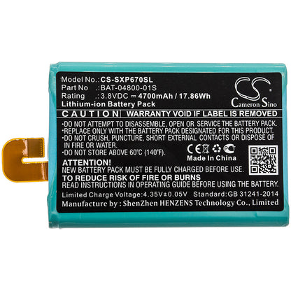 Replacement Battery for Sonim  XP6 – Mobile, SmartPhone – 4700mAh / 17.86Wh / 3.8V