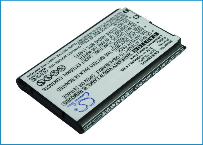 Replacement Battery for Sanyo  Mirro SCP-3810 – Mobile, SmartPhone – 1100mAh/4.07Wh / 3.7V