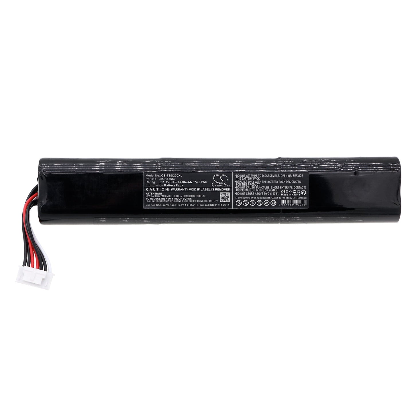 Replacement Battery for Teufel  Boomster 2020 – Speaker – 6700mAh / 74.37Wh / 11.1V