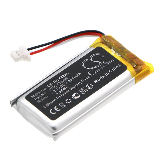Replacement Battery for Turtle Beach  Stealth 600 2Gen – Wireless Headset – 500mAh / 1.85Wh / 3.7V