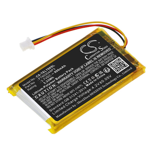 Replacement Battery for Creative  Tactic 3D Rage 2.0 Wireless – Wireless Headset – 900mAh / 3.33Wh / 3.7V