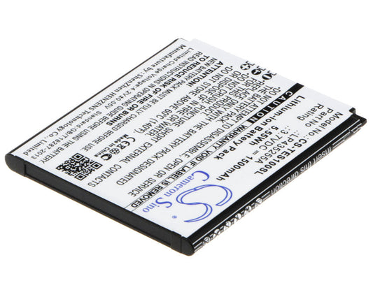 Replacement Battery for TELEFUNKEN  Selfie TS1 – Mobile, SmartPhone – 1500mAh / 5.55Wh / 3.7V