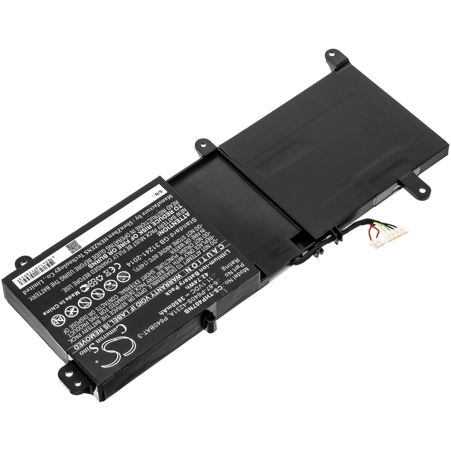 Replacement Battery for Thunderobot  911ST – Notebook, Laptop – 3850mAh / 42.74Wh / 11.1V
