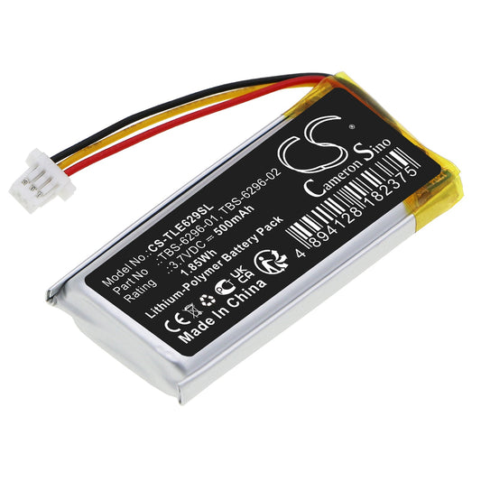 Replacement Battery for Turtle Beach  Elite Atlas Aero – Wireless Headset – 500mAh / 1.85Wh / 3.7V