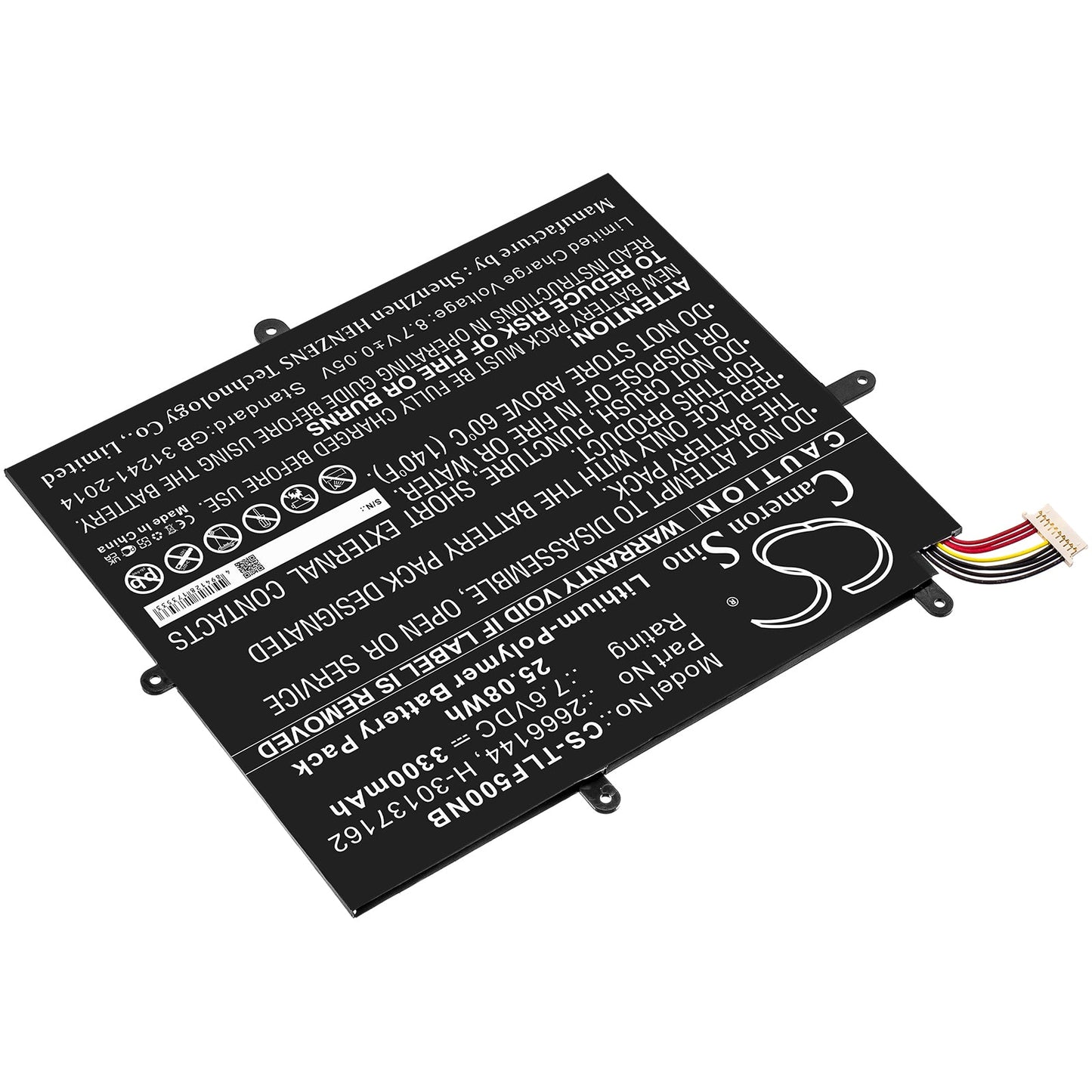 Replacement Battery for Jumper  Ezbook X1 – Notebook, Laptop – 3300mAh / 25.08Wh / 7.6V
