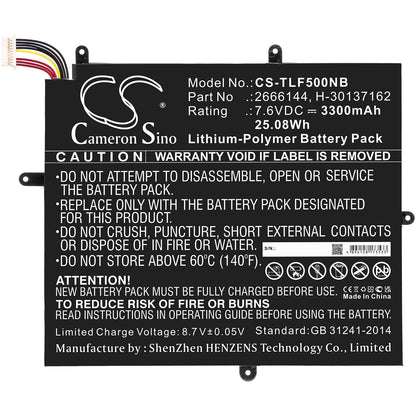 Replacement Battery for Jumper  Ezbook X1 – Notebook, Laptop – 3300mAh / 25.08Wh / 7.6V