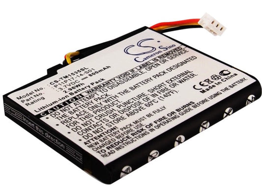 Replacement Battery for TomTom  1EN5.052.08 – GPS, Navigator – 800mAh/2.96Wh / 3.7V