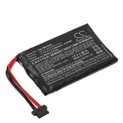 Replacement Battery for TomTom  4CP0.002.06 – GPS, Navigator – 1100mAh / 3.7V