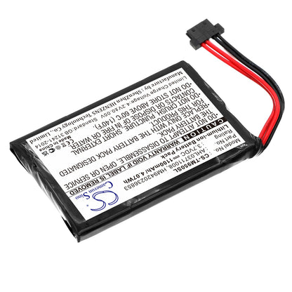 Replacement Battery for TomTom  4CP9.002.00 – GPS, Navigator – 1100mAh / 4.07Wh / 3.7V