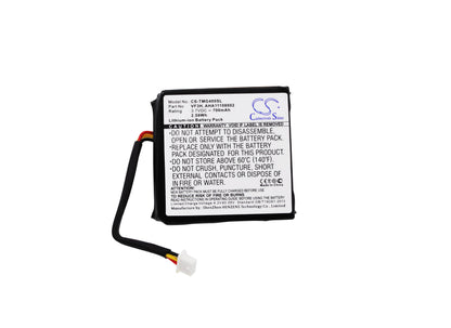 Replacement Battery for TomTom  Go 400 4.3" – GPS, Navigator – 700mAh / 2.59Wh / 3.7V