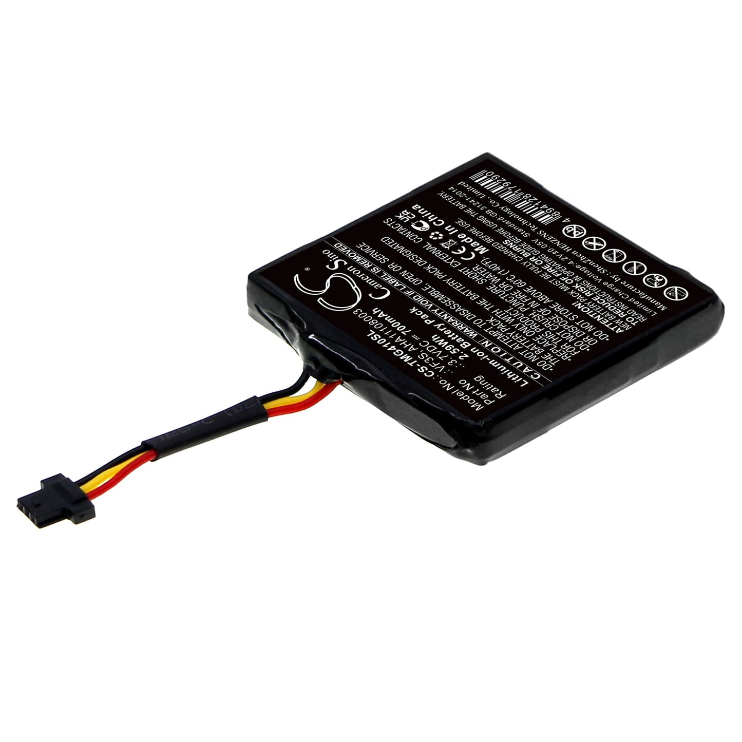 Replacement Battery for TomTom  Star 40 – GPS, Navigator – 700mAh / 2.59Wh / 3.7V