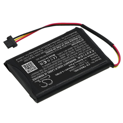 Replacement Battery for TomTom  4FA50 – GPS, Navigator – 1100mAh / 4.07Wh / 3.7V