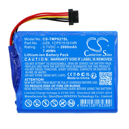 Replacement Battery for TomTom  4F173 – GPS, Navigator – 2000mAh / 7.40Wh / 3.7V