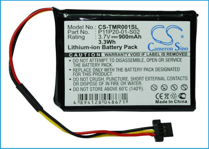 Replacement Battery for TomTom  One XXL 540S – GPS, Navigator – 900mAh / 3.7V