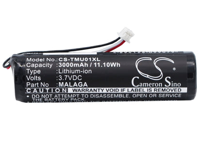 Replacement Battery for TomTom  4GC01 – GPS, Navigator – 3000mAh / 11.10Wh / 3.7V