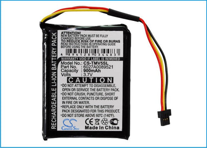 Replacement Battery for TomTom  4EK0.001.01 – GPS, Navigator – 900mAh / 3.7V