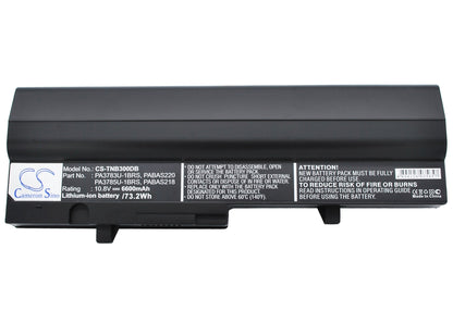 Replacement Battery for Toshiba  Satellite N302 – Notebook, Laptop – 6600mAh / 10.8V