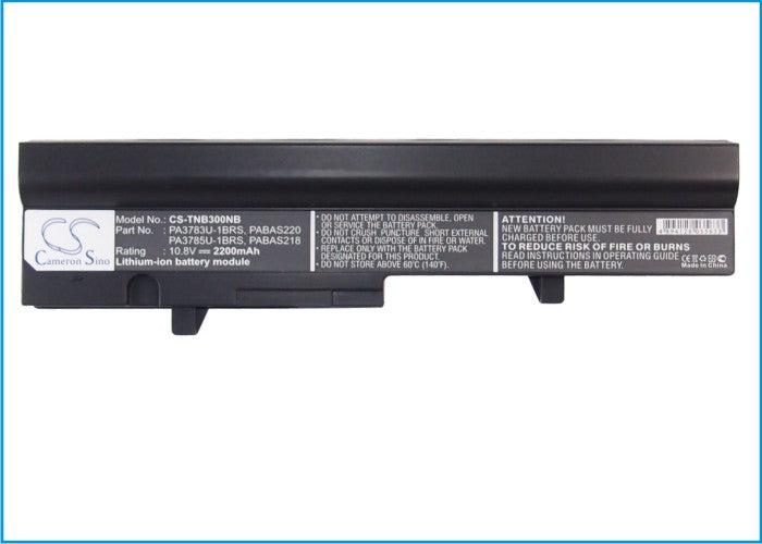 Replacement Battery for Toshiba  Satellite N302 – Notebook, Laptop – 2200mAh / 10.8V