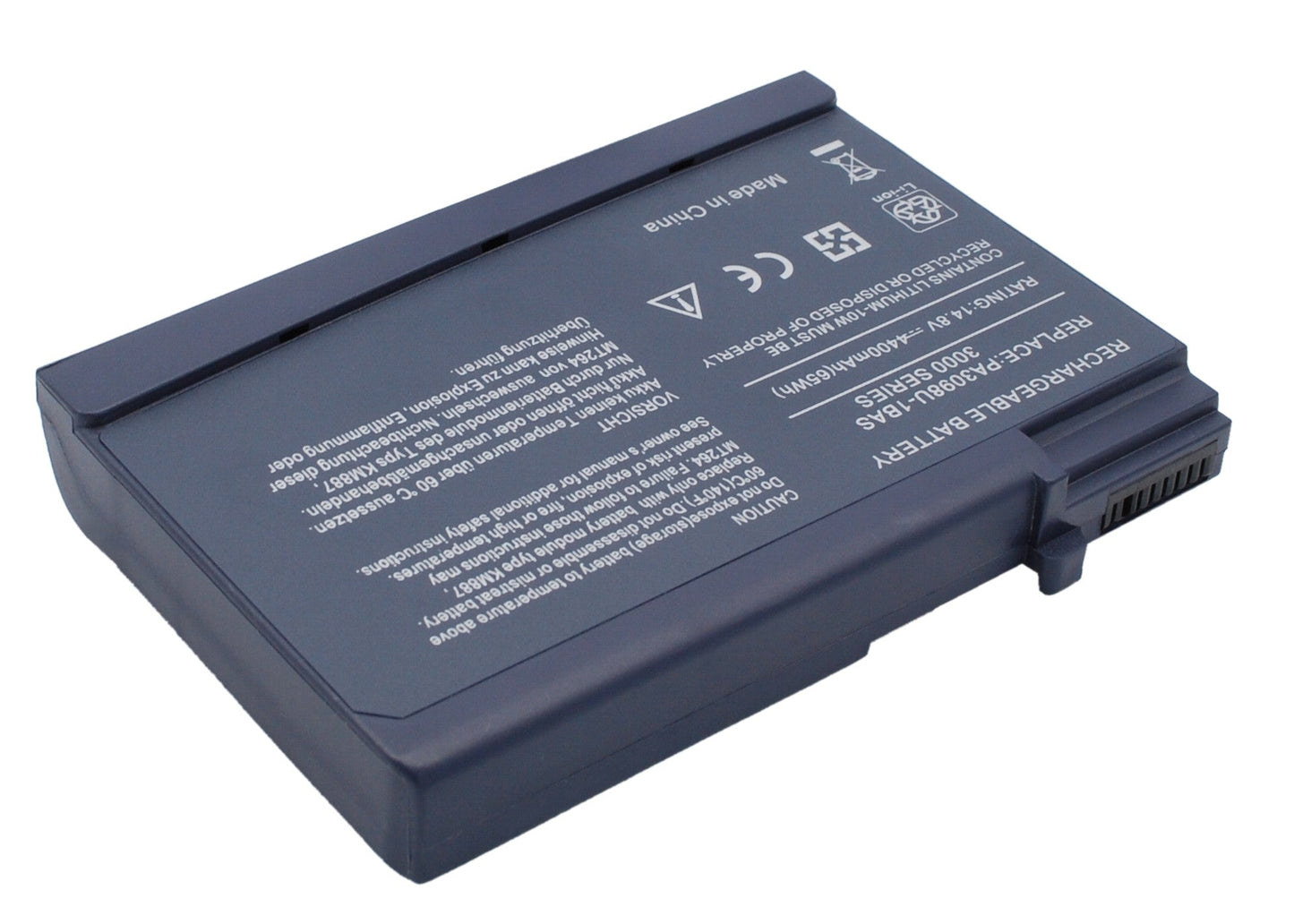 Replacement Battery for Toshiba  Satellite 1200 – Notebook, Laptop – 4400mAh/65.12Wh / 14.8V