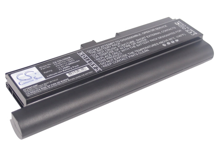 Replacement Battery for Toshiba  ?	Satellite L700D – Notebook, Laptop – 6600mAh/71.28Wh / 10.8V