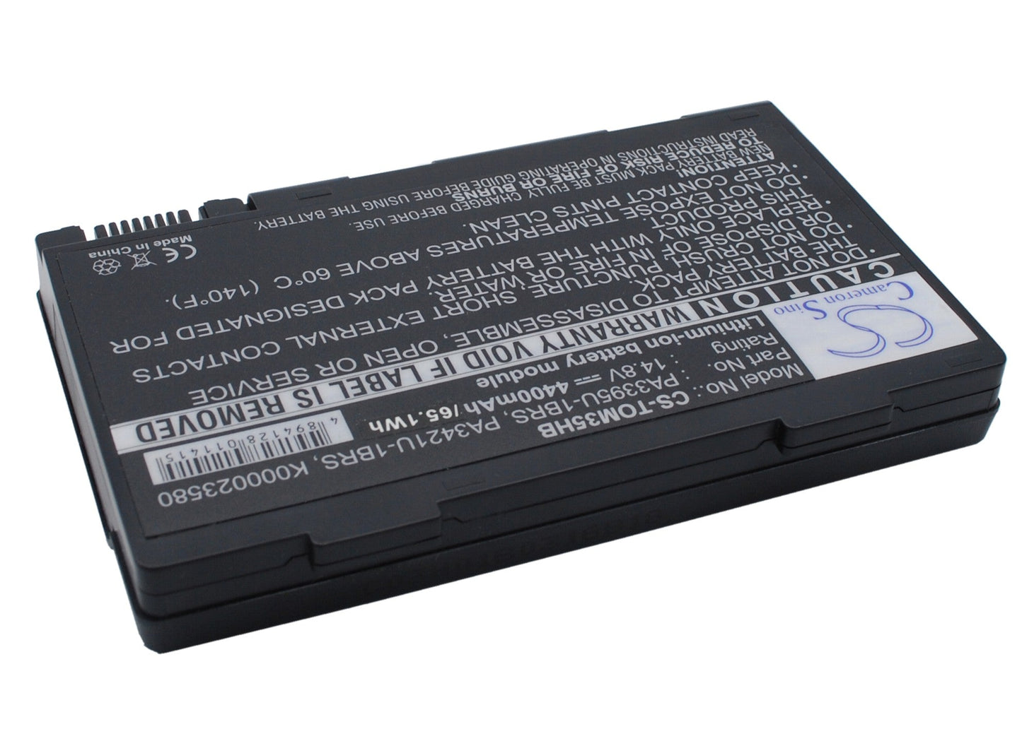 Replacement Battery for Toshiba  Satellite M30X – Notebook, Laptop – 4400mAh / 14.8V