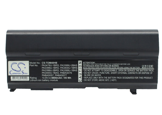 Replacement Battery for Toshiba  Dynabook CX/45A – Notebook, Laptop – 8800mAh / 10.8V