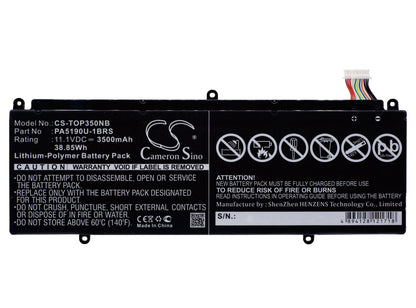 Replacement Battery for Toshiba  Click 2 Pro – Notebook, Laptop – 3500mAh / 38.85Wh / 11.1V