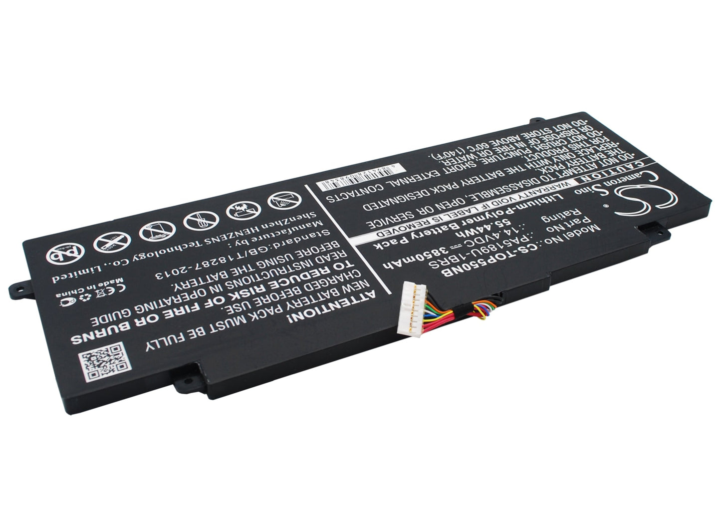 Replacement Battery for Toshiba  Satellite P55W – Notebook, Laptop – 3850mAh / 55.44Wh / 14.4V