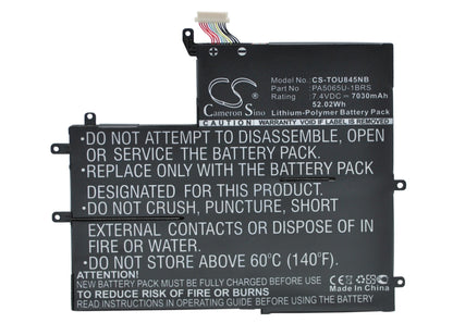 Replacement Battery for Toshiba  Satellite U845W – Notebook, Laptop – 7030mAh / 52.02Wh / 7.4V