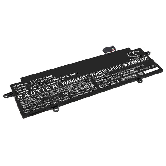 Replacement Battery for Dynabook  Portege X30W-J-02F – Notebook, Laptop – 3400mAh / 52.36Wh / 15.4V