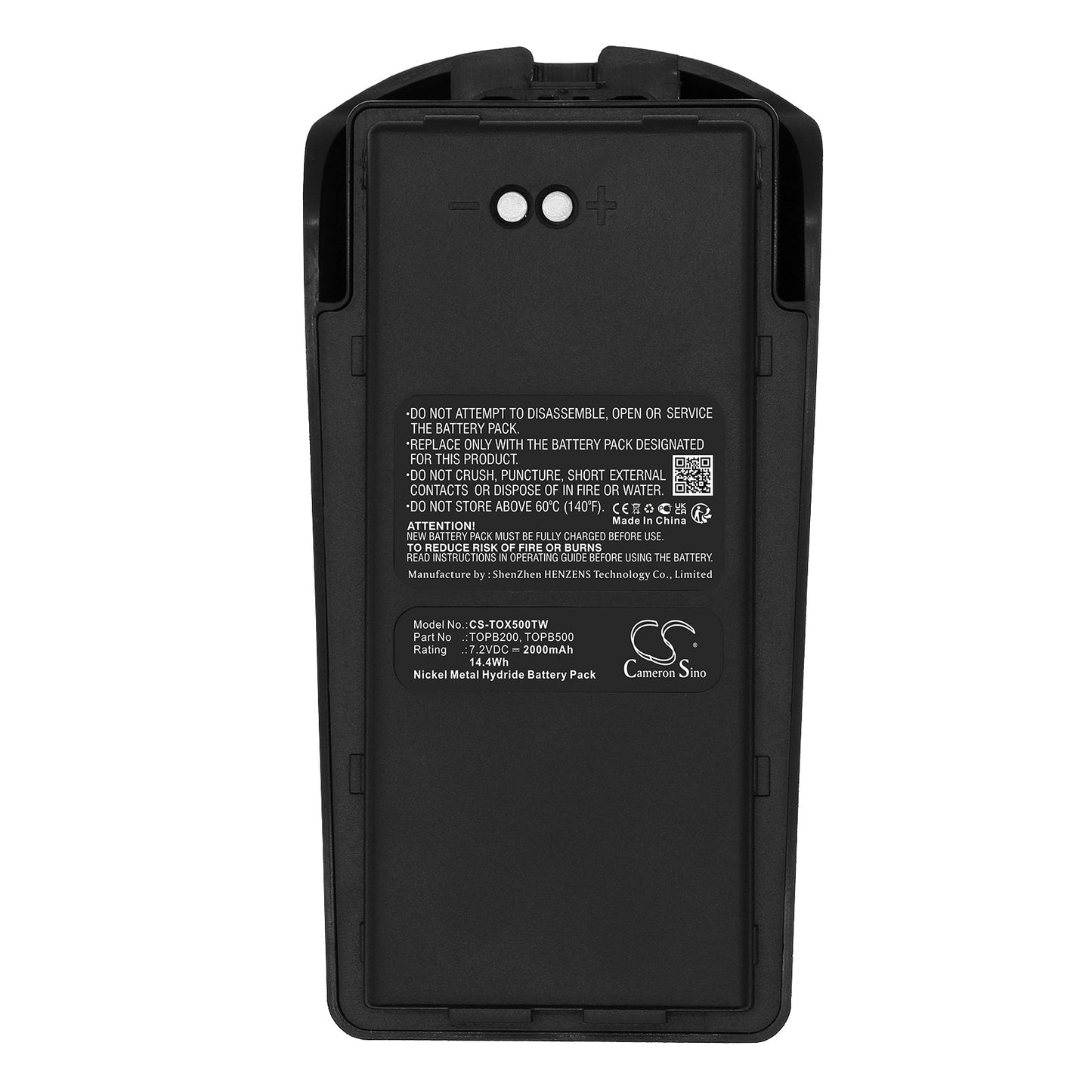 Replacement Battery for Radon  301 – Two-Way Radio – 2000mAh / 14.40Wh / 7.2V