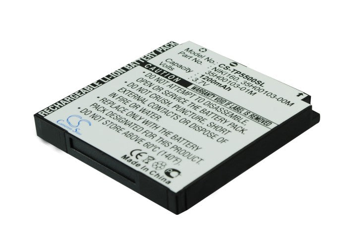 Replacement Battery for O2  XDA Star – Mobile, SmartPhone – 1200mAh / 4.44Wh / 3.7V