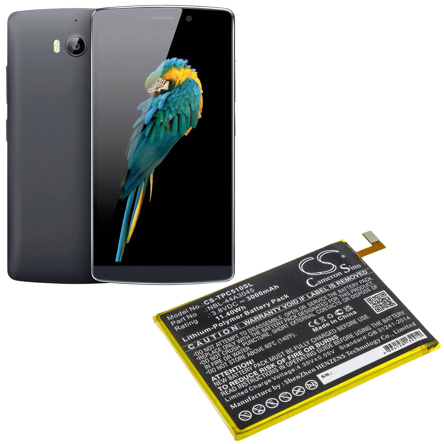 Replacement Battery for TP-Link  C5 Max – Mobile, SmartPhone – 3000mAh / 11.40Wh / 3.8V